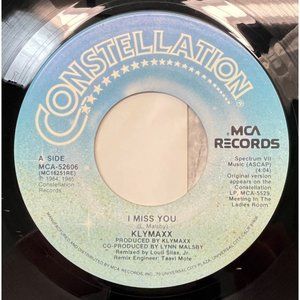 Klymaxx I Miss You / Video Kid 45 Funk Soul Electronic Constellation 1984 VG+
